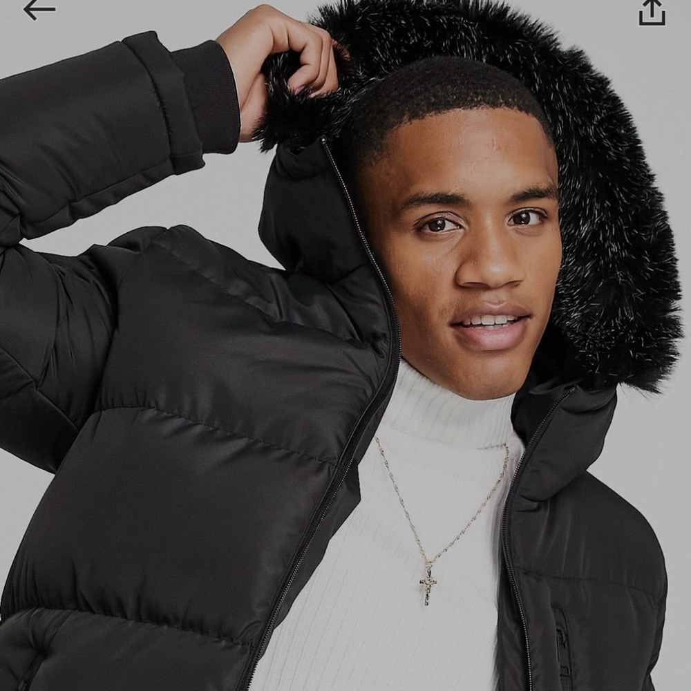 Brave Soul Faux Fur Jacket
